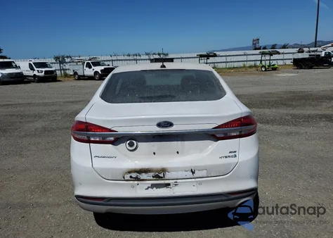 2017 Ford Fusion Se Hybrid z USA, uszkodzony, nr VIN 3FA6P0LU5HR409200
